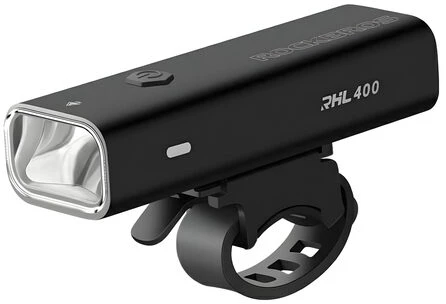 Rockbros RHL400 Priekinis dviračio žibintas 400 lm USB-C - Juodas