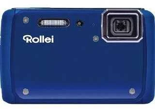 Mėlynas Rollei skaitmeninis fotoaparatas