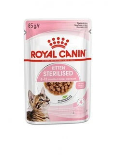 Royal Canin Royal GROYAL KOT sasz. 85g KITTEN STERILISED padažE