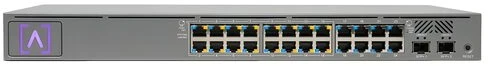 Šakotuvas „Alta Labs S24-PoE“ | Komutatorius | 24x RJ45 1000Mb/s, 16x PoE+, 2x SFP+, 240W, „Bluetooth“, programėlė, stovas