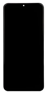 LCD ekranas + jutiklinis blokas + priekinis dangtelis Samsung A236 Galaxy A23 5G Juodas (servisų paketas)