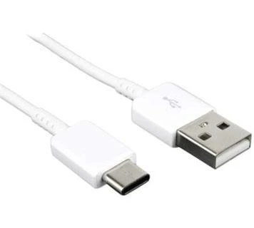 112803 EP-DN930CWE Samsung USB-C duomenų kabelis 3A 1.2m baltos spalvos (Bulk)