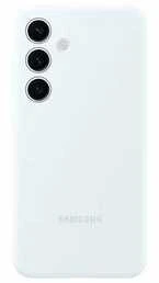 Dėklas Samsung Galaxy S24 silikoninis dangtelis Baltas