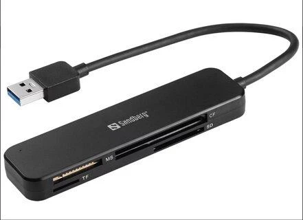 Sandberg USB 3.0 kišeninis kortelių skaitytuvas