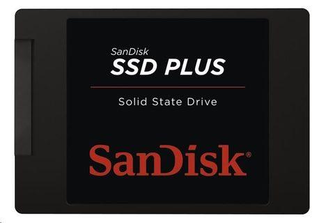 SANDISK SSD PLUS 480GB SSD, 2,5" 7mm, SATA 6Gb/s, Skaitymas / rašymas: 535 / 445 MB/s