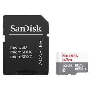 Atminties kortelė SanDisk Ultra Micro SDHC UHS-I Class 10, 32 GB, su adapteriu