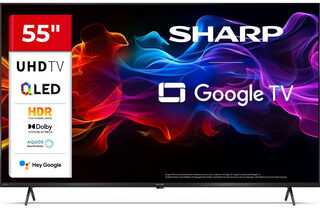 Sharp | 55HP5265E | 55 | Išmanusis televizorius | „Google TV“ | UHD | Juoda