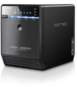 Kietasis diskas FANTEC QB-35US3-6G juodas 4x3,5 SATA HDD USB3.0 eSATA