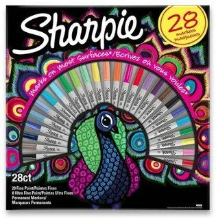 Stanley Markerių rinkinys Sharpie Fine Peacock 28 vnt. – 2058158
