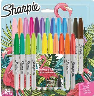 Markerių rinkinys Sharpie Fine Flaming 24 vnt. - 2169766