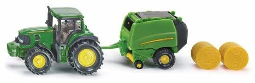 Siku John Deere traktorius su presu