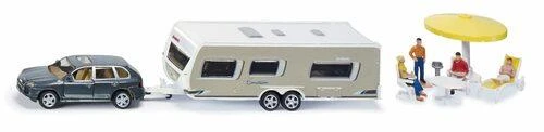 Siku Super - Automobilis su kempine priekaba S2542