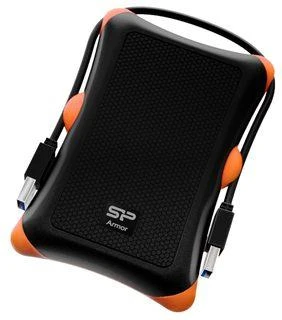 Silicon Power Armor A30 HDD / SSD aptvaras Juoda, Oranžinė