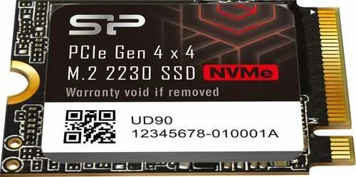 Silicon Power SSD | UD90 2230 | 1000 GB | Solid-state drive sąsaja PCIe Gen 4x4 | Skaitymo greitis 4900 MB/s | Rašymo greitis 3200 MB/s