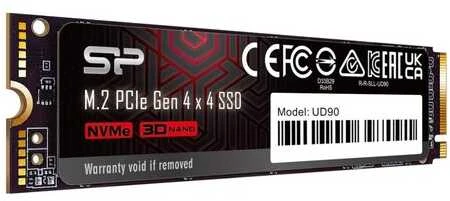 SILICON POWER COMPUTER & COMMUNICAT SILICON POWER SSD UD90 4TB M.2 PCIe NVMe Gen4x4 NVMe 1.4 5000/4800 MB/s