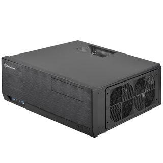 PC korpusas Silverstone SST-GD09B Grandia HTPC ATX, Juodas