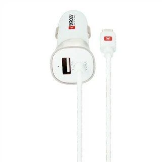 Įkroviklis Skross AUTOMOB. ĮKROVIKLIS ZAPALNICZKA SKROSS 1X USB 1A 12V/24V BALTA + KABELIS MICRO USB