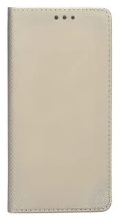 Dėklas Smart Magnet knygutės tipo Xiaomi Redmi 10C aukso spalvos