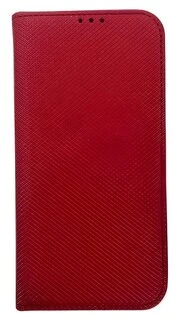 „Smart Magnet“ knygos tipo dėklas, skirtas Xiaomi Poco M5, raudonos spalvos