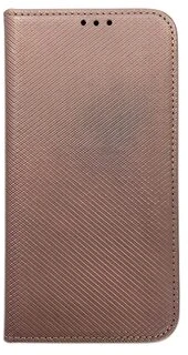 Išmanusis knygos tipo dėklas Smart Magnet, skirtas Xiaomi Poco F6 Pro, rožinio aukso spalvos