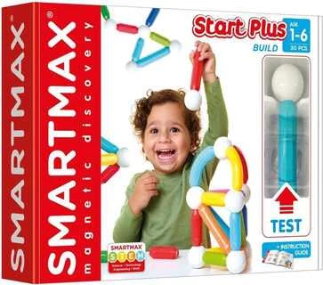 Smartmax Iuvi Games Magnetiniai konstruktoriaus rinkinys Smart Max Start Plus 30 dalių