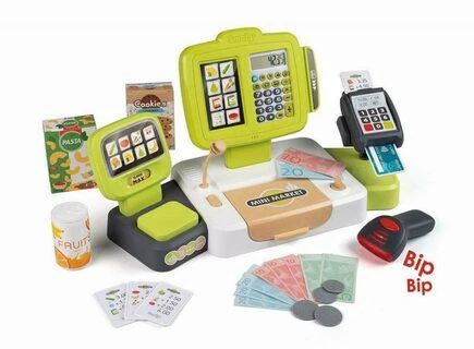 SMOBY Kasa Sklepowa Elektroninė su Skaneriu ir Vaga