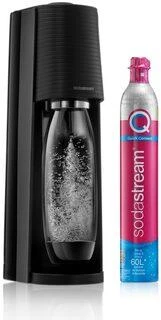 Gazuotų gėrimų gaminimo aparatas SodaStream Terra, juodas