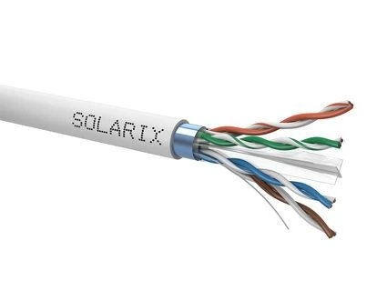 SXKD-6-FTP-PVC Solarix CAT6 FTP PVC Eca instaliacinis kabelis 500 m/ritė