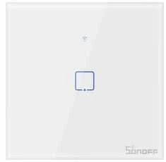Sonoff T1 1-kanalo sieninis jungiklis su WiFi+RF-240VAC 480W