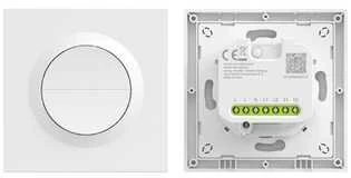 SONOFF MINI-ZB2GS-E ZigBee dviejų kanalų sieninis jungiklis.