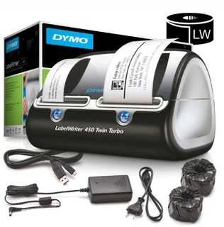 DYMO LabelWriter 450 Twin Turbo etikečių spausdintuvas Tiesioginis terminis 600 x 300 DPI