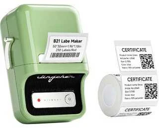 Niimbot B21 Pro Portable Label Spausdintuvas (žalias)