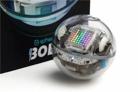 Sphero Smart žaislas Bolt Wi-Fi, Bluetooth, Sphero Bolt - išmanus žaislas išmokti koduoti žaidžiant., iOS ir Android, Baterijos garantija 6 mėn.