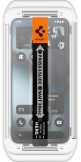 Spigen Glas.TR EZ Fit Apsauginis stiklas 2-pack skirtas Nothing Phone 3 – Transparent