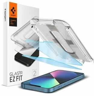 Apsauginis stiklas Spigen GLAS.TR „EZ FIT” 2-pack Apple iPhone 13 Pro Max Privacy