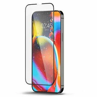 Apsauginis stiklas Spigen GLASS FC Apple iPhone 13 / 13 Pro / 14 su juodos spalvos krašteliu