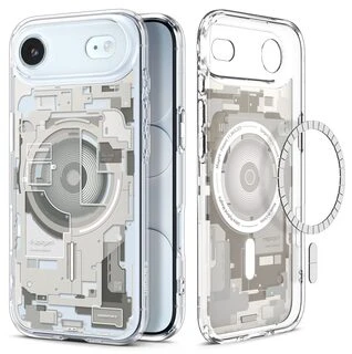 Spigen Ultra Hybrid MagSafe dėklas skirtas iPhone 17 Air Zero One – titanium