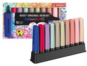 Stabilo Boss Nature* Colors Wildflower edition su 10 vnt.