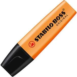 Biuro Prekės - STABILO BOSS ORIGINAL 5mm Pakartotinai Užpildomas Žymeklis Oranžinis