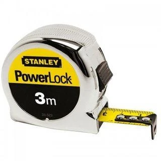 STANLEY RULETĖ 3mx19mm MICRO POWERLOCK KORTELĖ