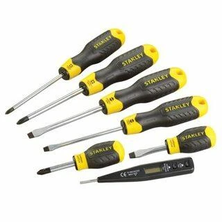 Atsuktuvų komplektas Stanley CUSHION GRIP; 7 vnt.