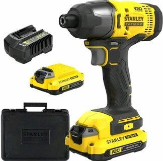 Stanley V20 smūginis suktuvas su priedų komplektu