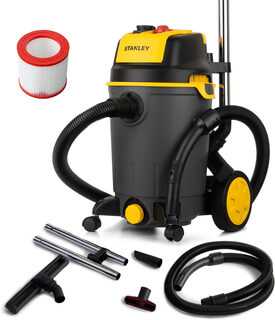 Pramoninis dulkių siurblys STANLEY Wet&Dry SXVC25PTDE (1200W, juodos spalvos)