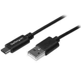 USB kabelis StarTech USB-A - USB-C 1 m Juodas (USB2AC1M)