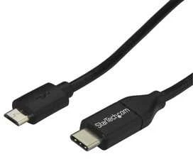 StarTech USB-C į MicroUSB laidas juodas