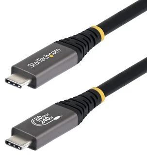 Kabelis USB StarTech USB-C - USB-C 1 m Juodas (CC1M80GUSB4CABLE)