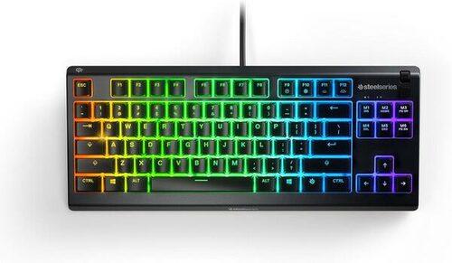 Žaidimų klaviatūra SteelSeries Apex 3 TKL, Nordic kalba, Juodos spalvos