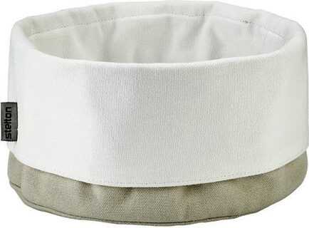 Stelton - Klasikinis duonos maišelis – medvilninis – smėlio/baltas – Ø 23 × aukštis 21 cm