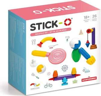 Magformers Magnetiniai blokeliai Stick-O kūrybinis rinkinys 26 elementai (005-902005)