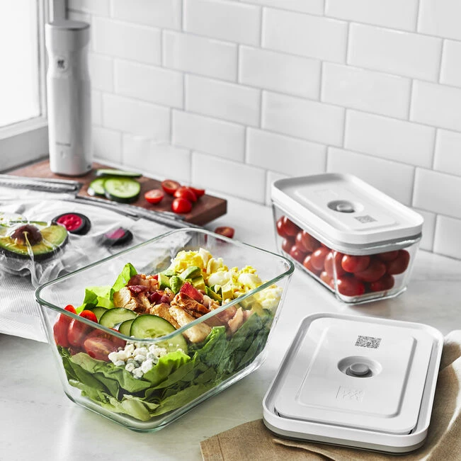 Stiklinis vakuuminis indas ZWILLING Fresh & Save, dydis: L, 2.00 l